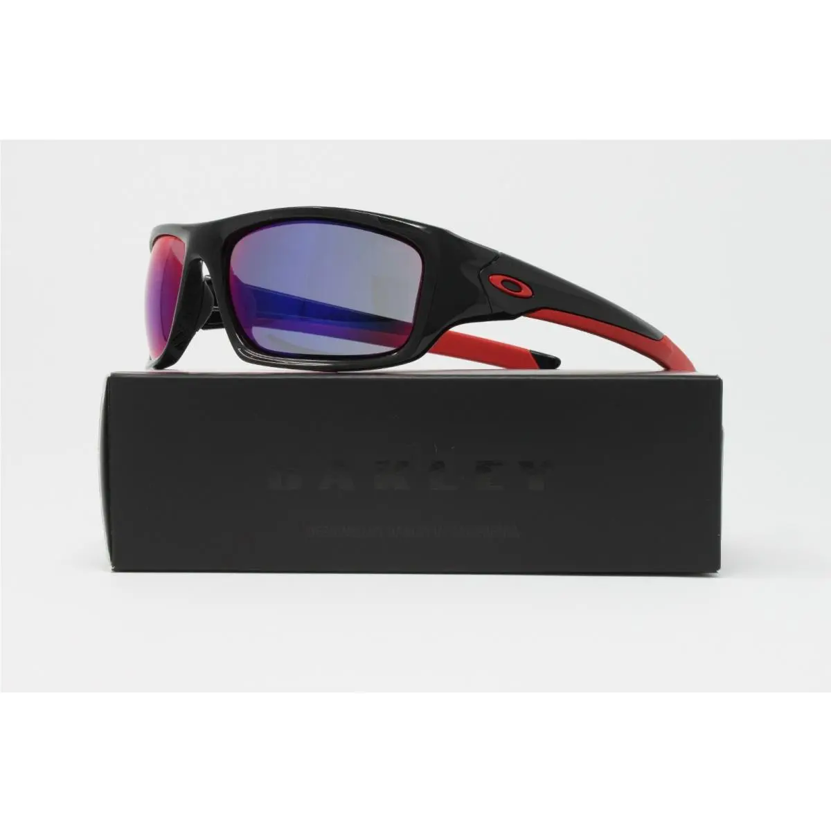 Men`s Sunglasses Valve OO9236 02 Polished Black 60mm Red Iridium Lens by Oakley