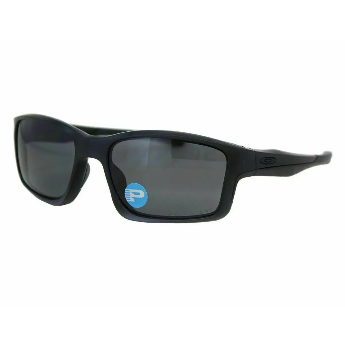 Oakley OO9247-15 Mens Chainlink Sunglasses - Matte Black Grey Polarized Lens - Frame: Black, Lens: Gray