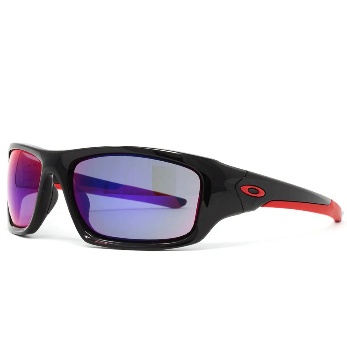 OO9236-02 Mens Oakley Valve Sunglasses - Polished Black / Positive Red Iridium - Frame: Black, Lens: Red