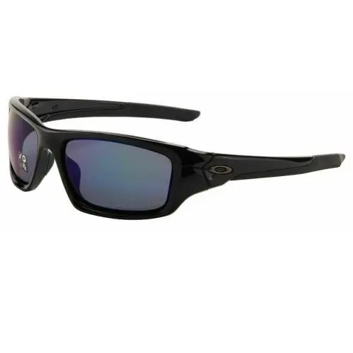 Oakley Valve Sunglasses OO9236-12 Polished Black Frame/deep Blue Polarized Lens - Frame: Black, Lens: Blue