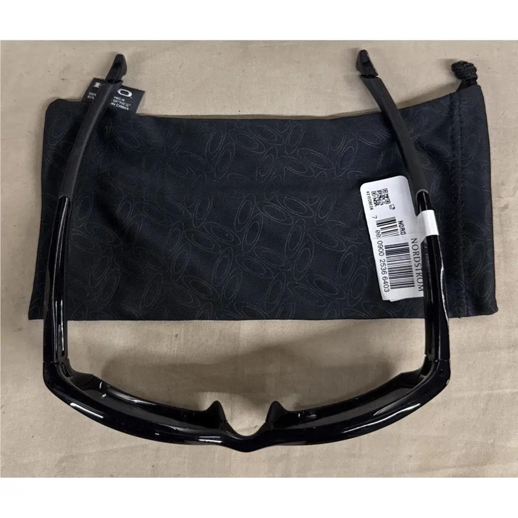 Oakley OO9247 Chainlink Rectangular Sunglasses Polarized - Black/black Iridium