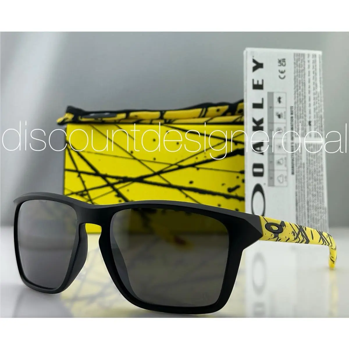 Sylas Square Sunglasses Matte Black Grey OO9448-37 57mm Tdf Edition by Oakley