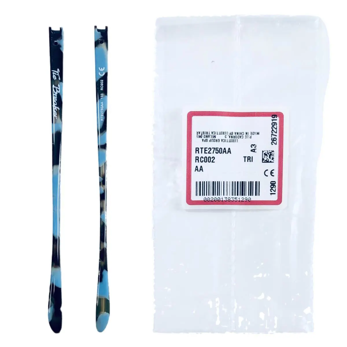 Tie Breaker OO4108 Blue Tortoise Replacement Temple by Oakley