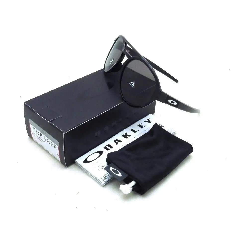 Forager OO9421-0158 Polished Black w Prizm Grey Lens Sunglasses by Oakley