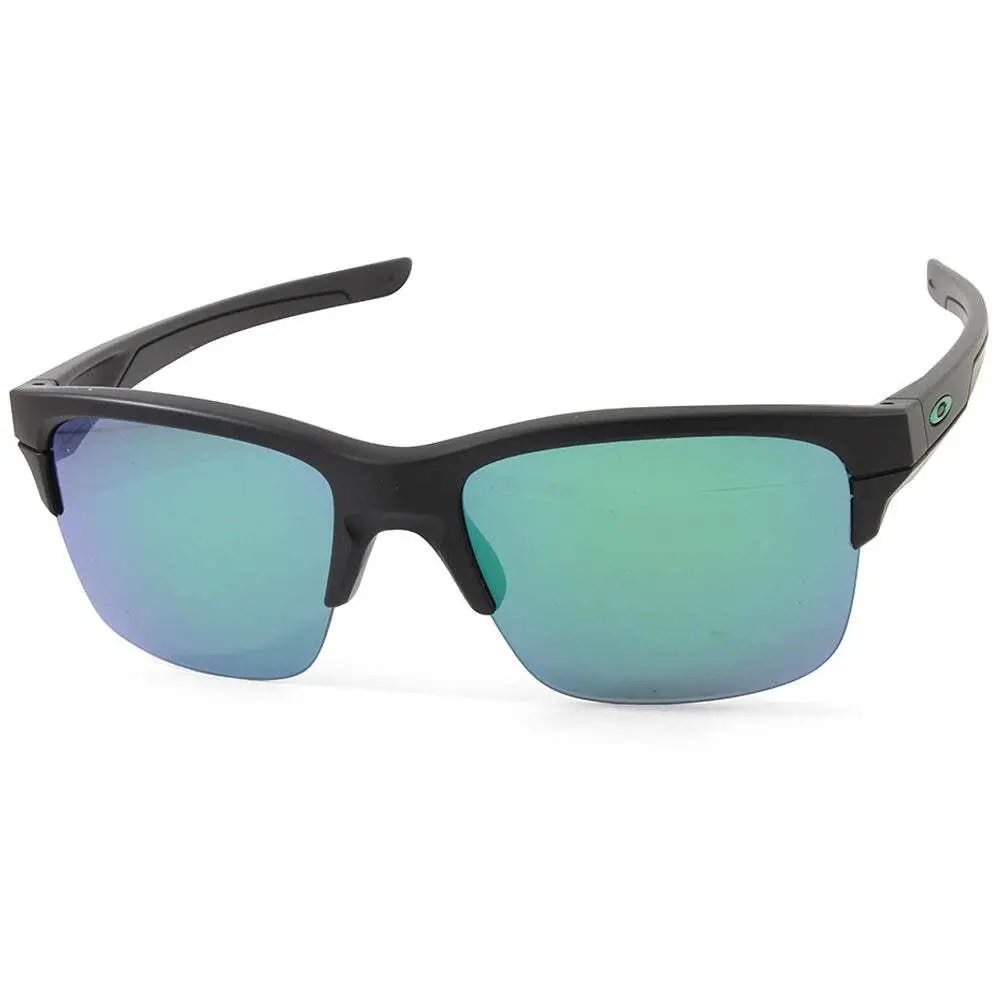 Thinlink Matte Black/jade Iridium Men`s Sunglasses OO9316-09 by Oakley