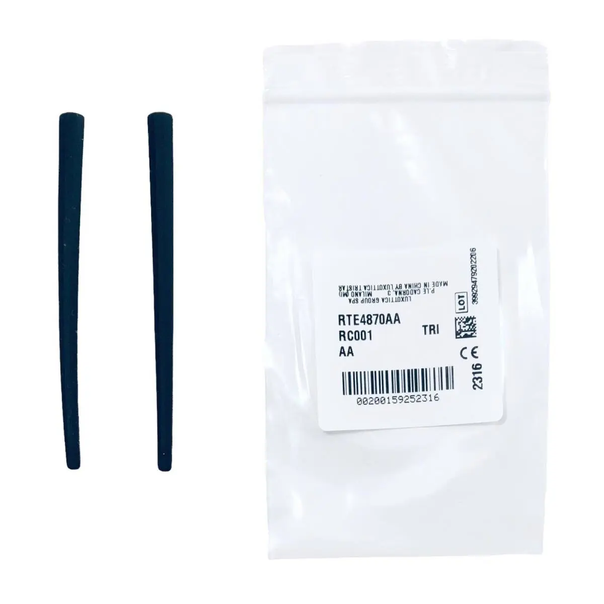 Dagger Board OX3005 Black Rubber Replacement Ear Socks Kit by Oakley