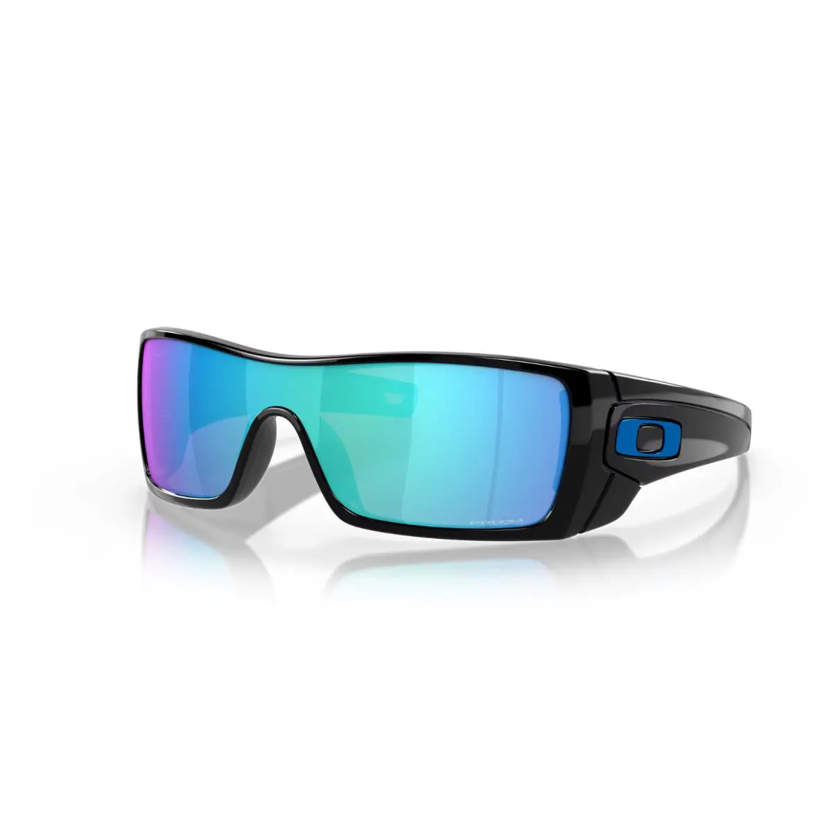 Oakley Sunglasses Batwolf OO9101-5827 Polished Black / Prizm Sapphire Lenses - Frame: Black, Lens: Blue