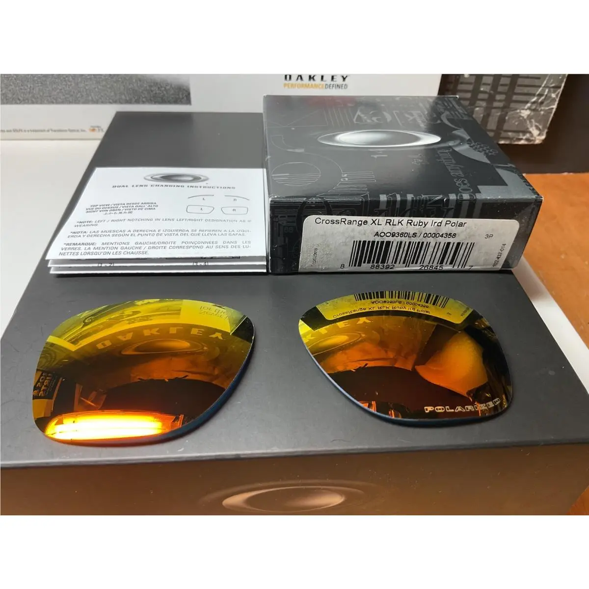 Oakley Cross Range XL Ruby Iridium Polarized