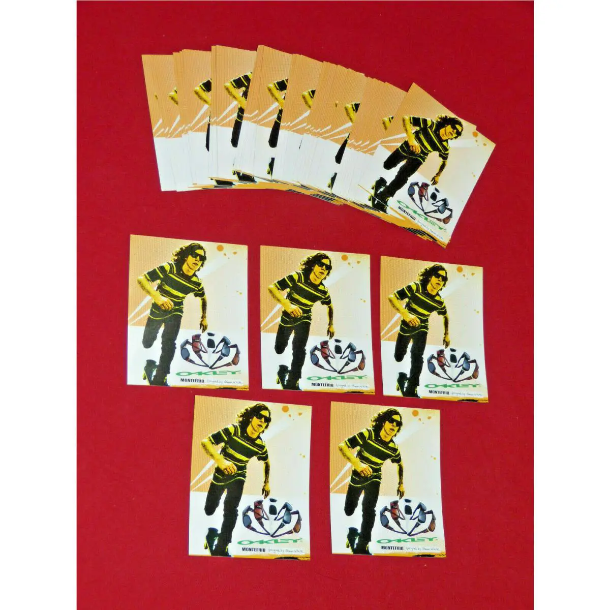 Shaun White Lot of 55 Oakley Stickers Montefrio Sunglasses Goggles