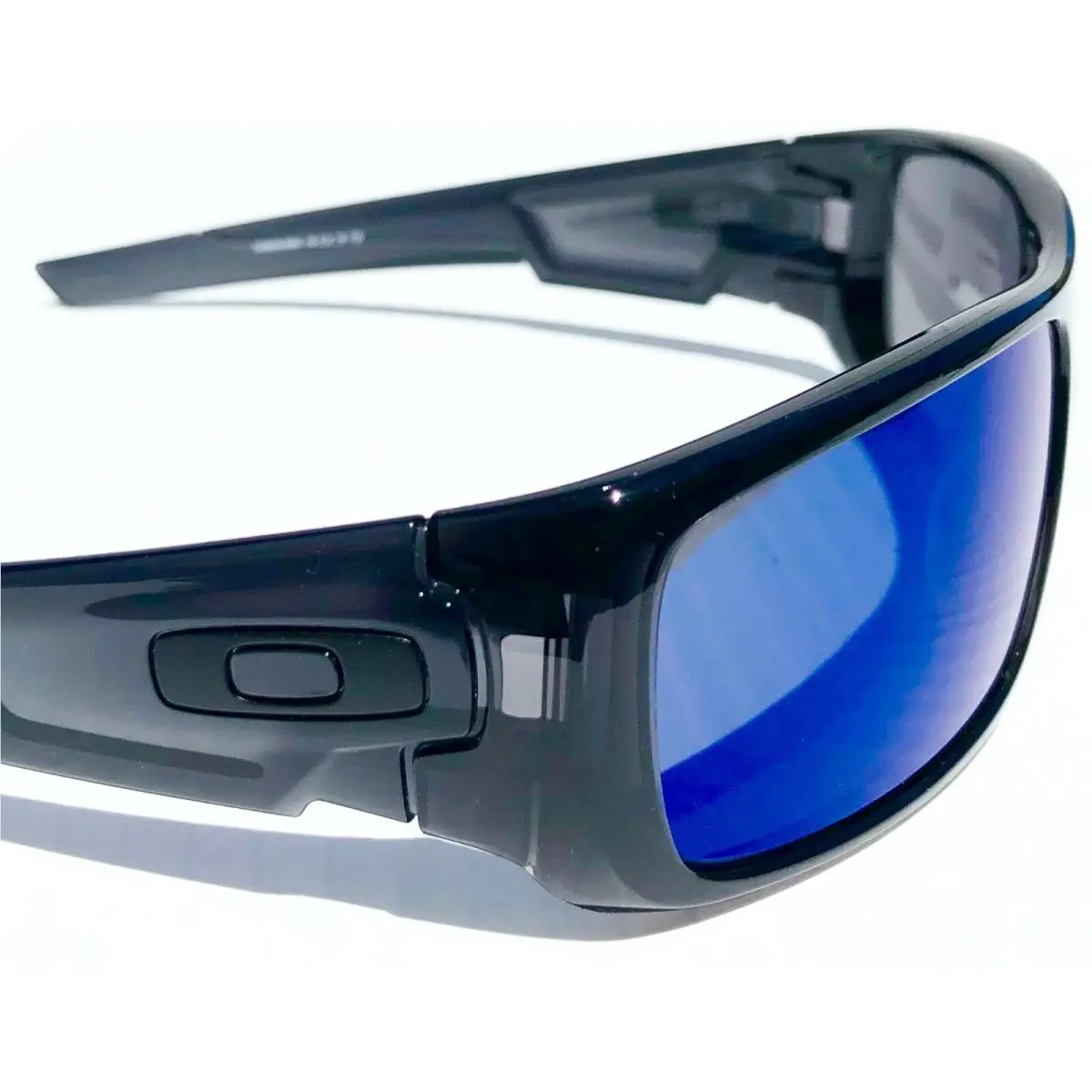 Oakley Crankshaft Black Smoke Crystal Ink Blue Ice Lens Sunglass 9239-26