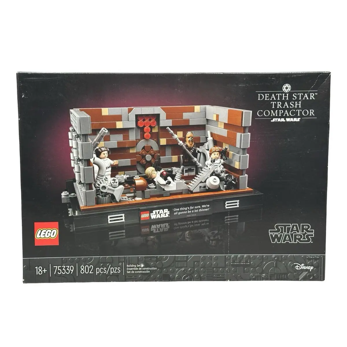Lego Star Wars: Death Star Trash Compactor Diorama 75339 New/sealed/retired