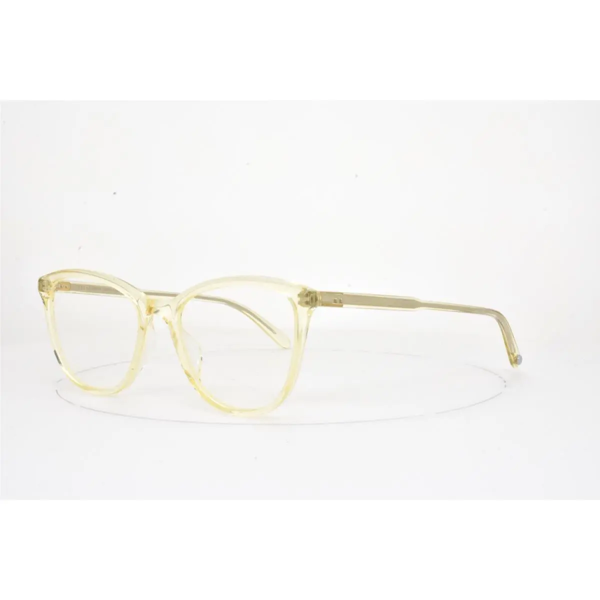Garrett Leight Eyeglass Clear Yellow Cat Eye Frame