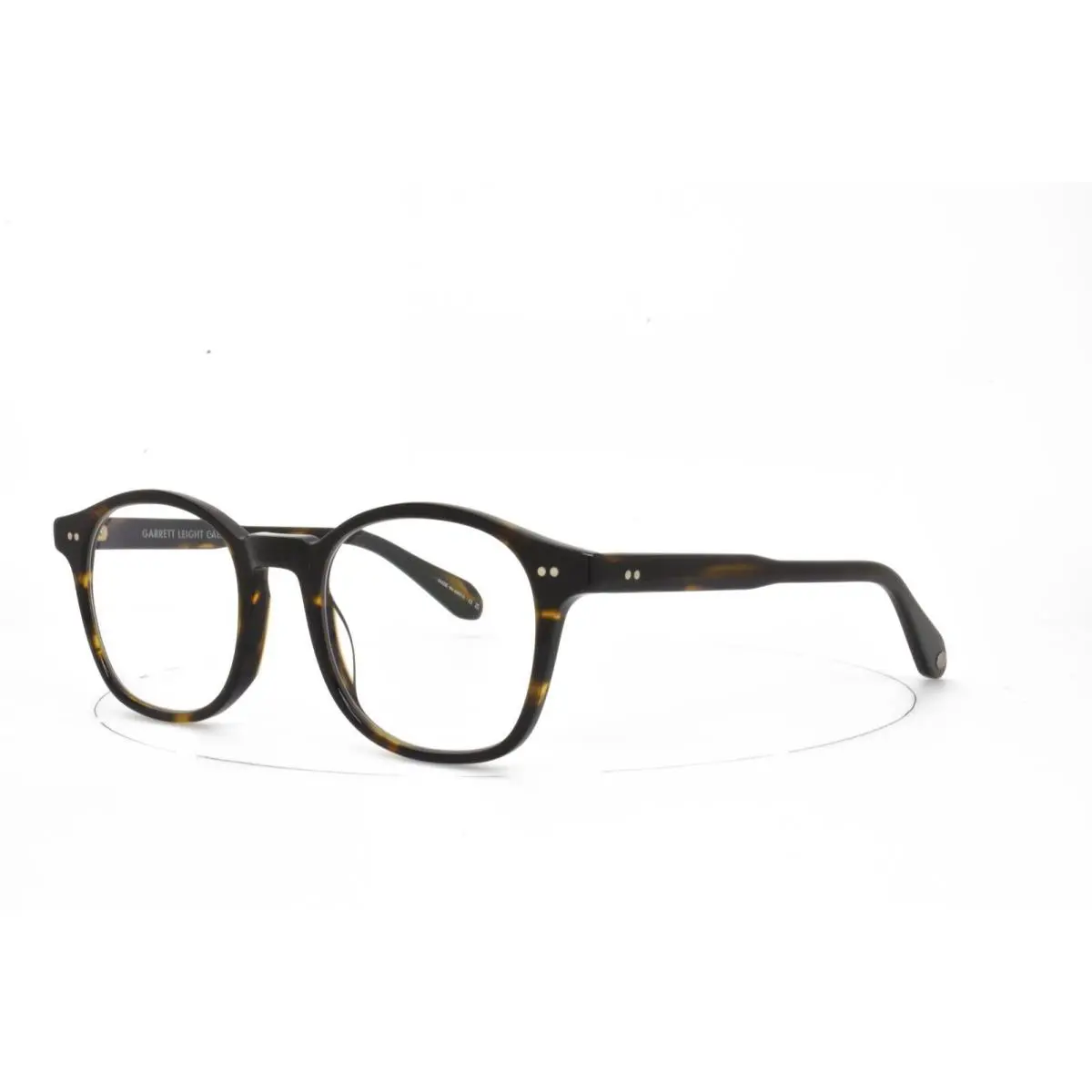 Garrett Leight Eyeglass Dark Brown Panto Frame 48-22 Riley