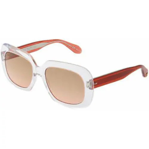 Garrett Leight Amoroso 2011-54-CT-SG/SHG Crystal Sangria/sahara Gradt Sunglasses