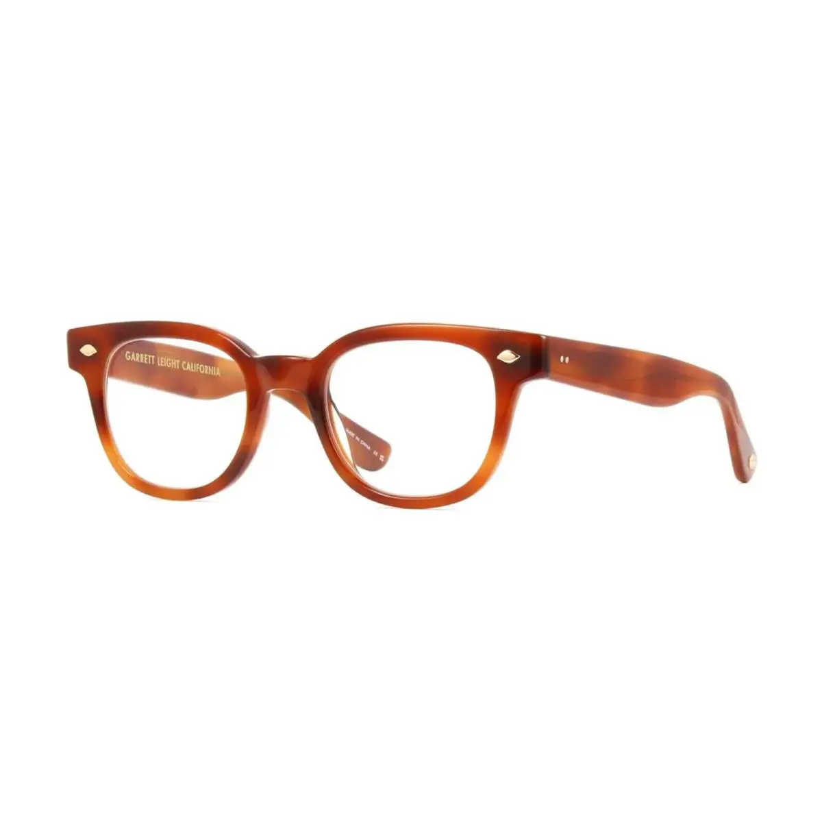 Garrett Leight Canter Vintage Burnt Tortoise Vinbrt Eyeglasses