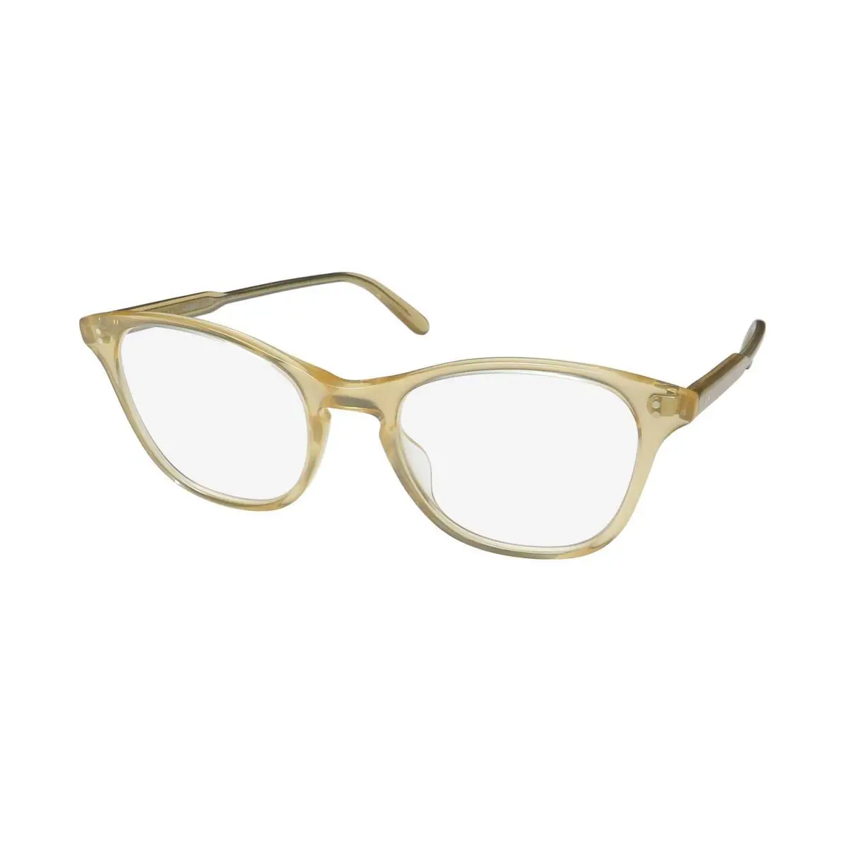 Garrett Leight Vienna Blue Light Technology Eyeglass Frame B Beige Womens