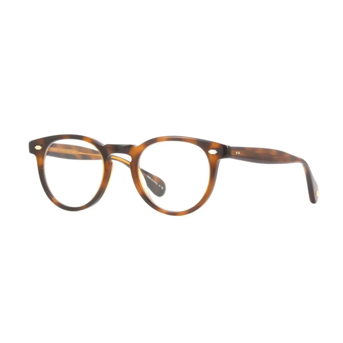 Garrett Leight Hercules Spotted Brown Shell Spbrnsh Eyeglasses