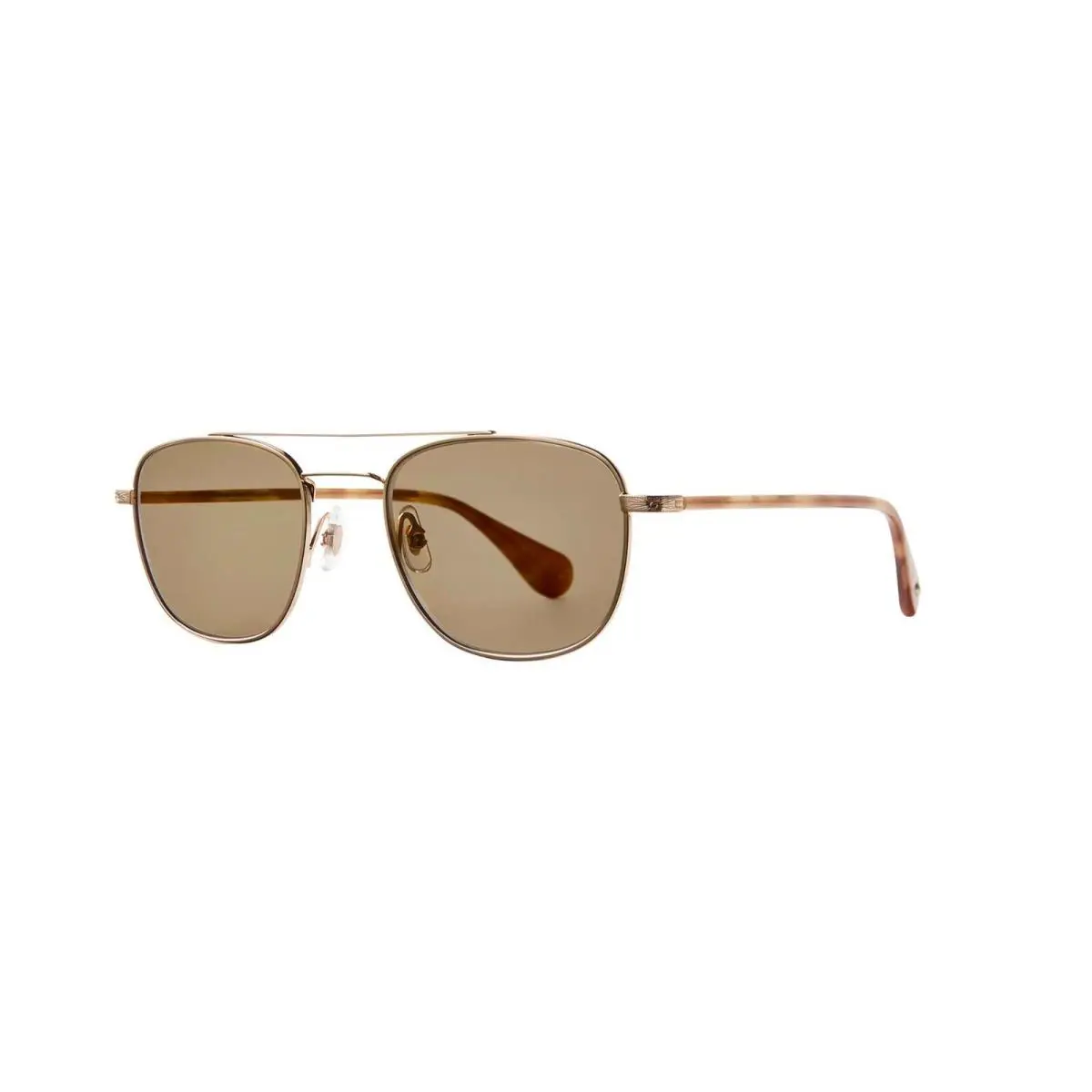 Garrett Leight Clubhouse II Sun Gold Ember Tortoise/brown G-emt/cl Sunglasses - Frame: Gold Ember Tortoise, Lens: Brown