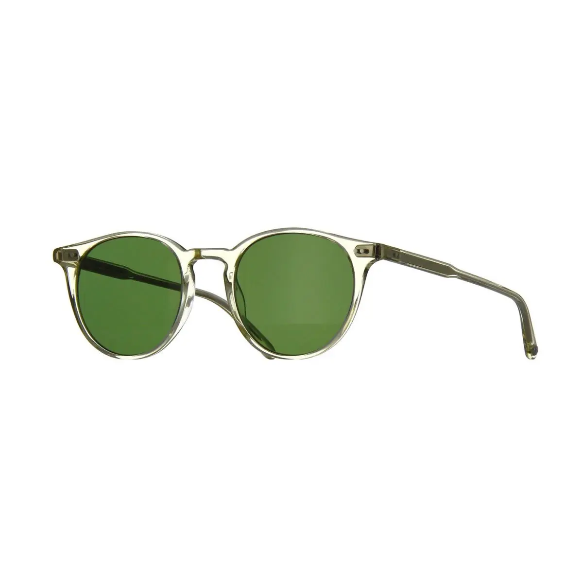 Garrett Leight Clune Sun Pure Glass/semi-flat Pure Green Pg/sfpgn Sunglasses