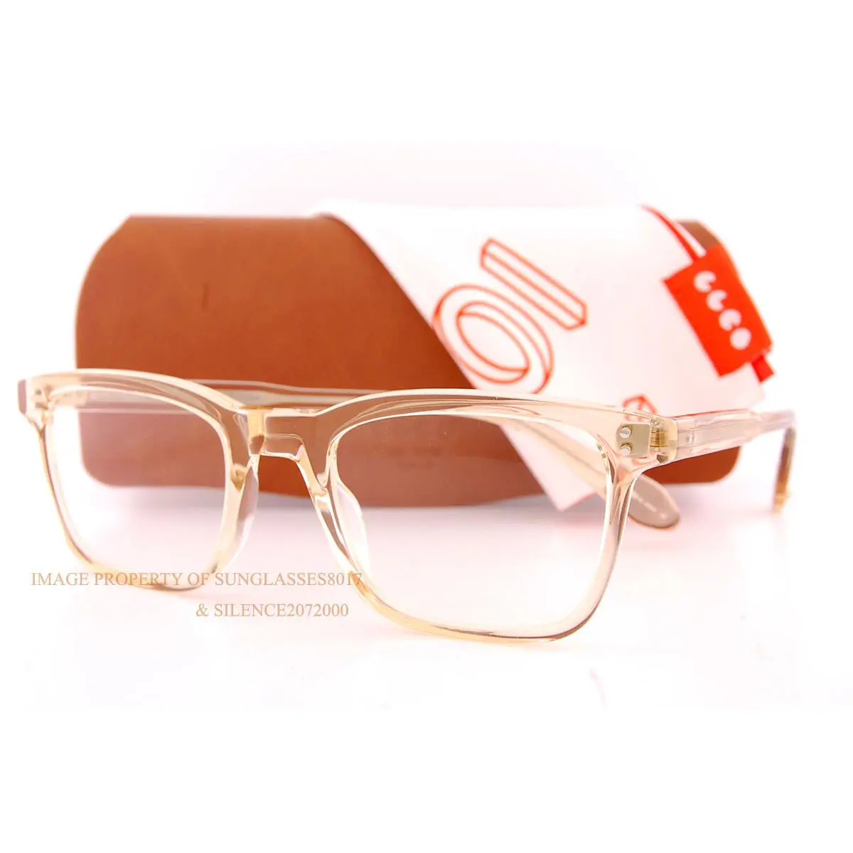 Garrett Leight Eyeglass Frames Bernard 1074-49-CH Chaampagne