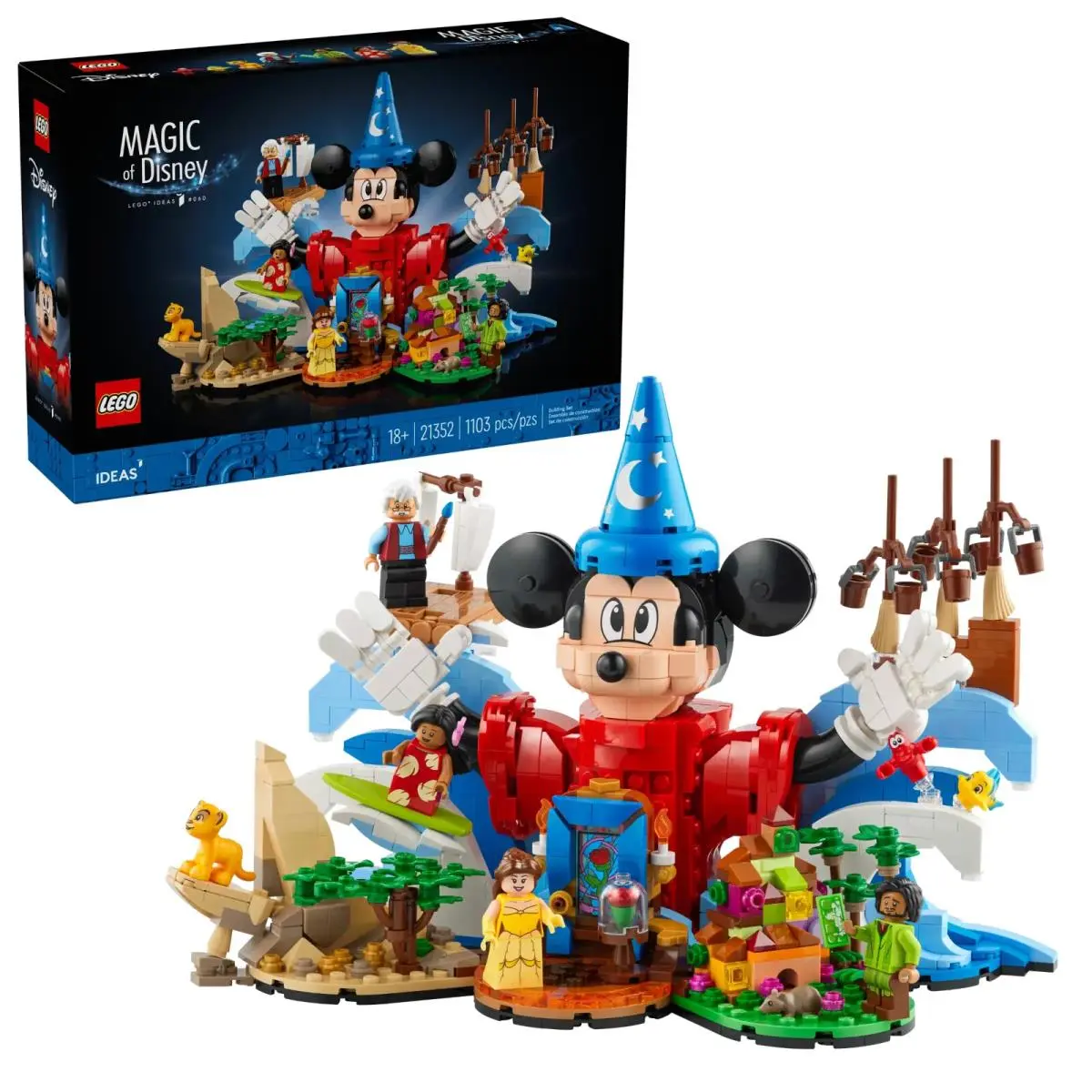 Lego Ideas Magic of Disney 21352 – 1 103 Pcs – Box –