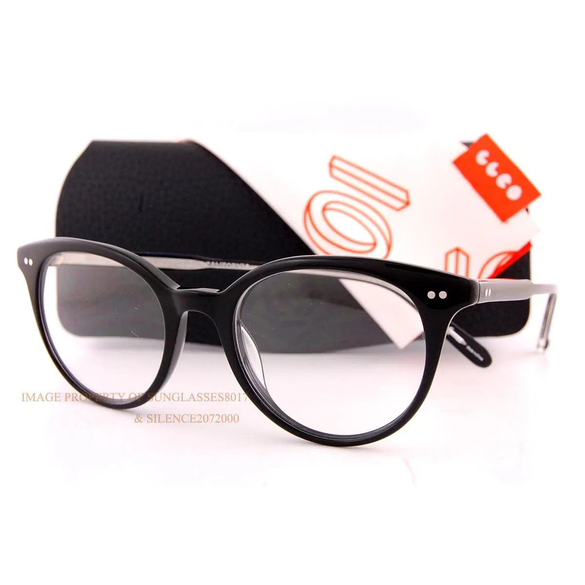Garrett Leight Eyeglass Frames Dillon 1027-47-BK Black For Women