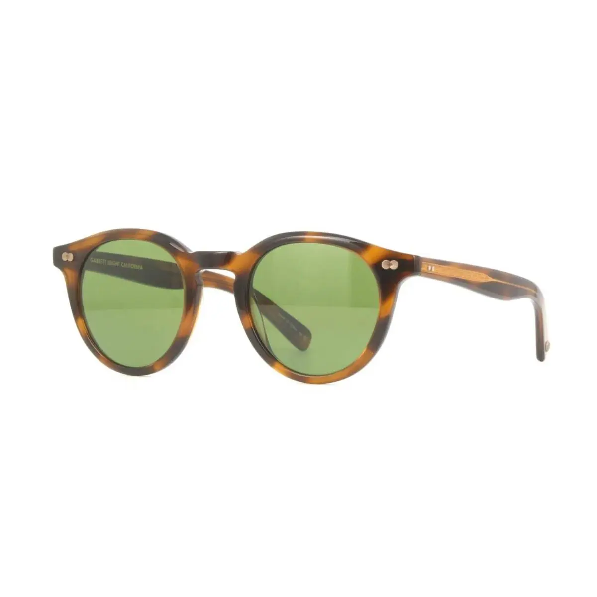 Garrett Leight Clune X Sun Brown Havana/pure Green Spbrnsh/pgn Sunglasses