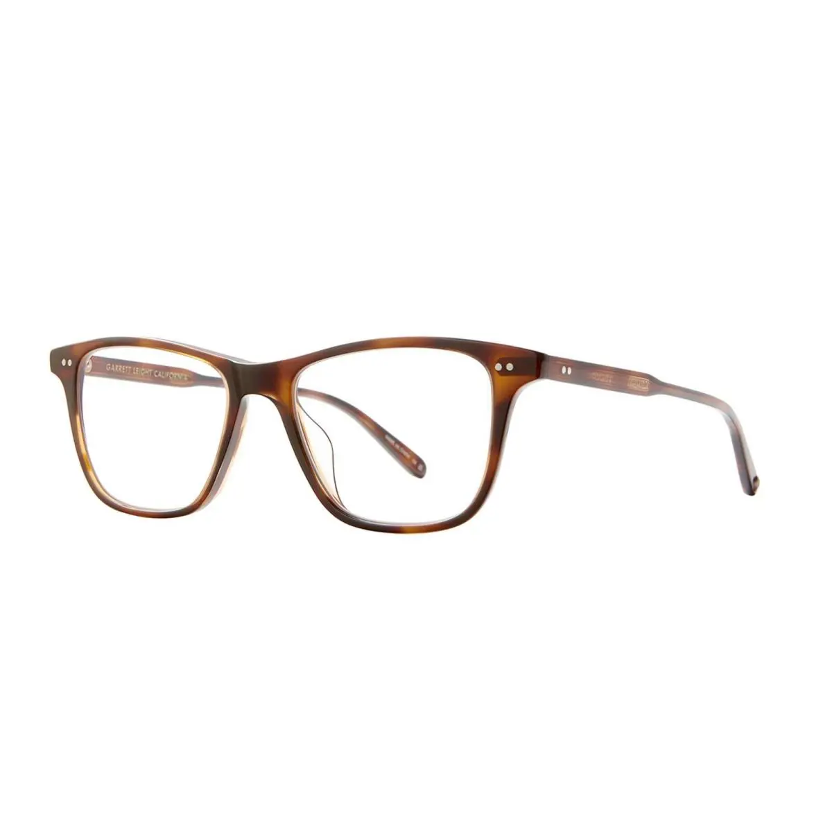 Garrett Leight Hayes Spotted Brown Shell Spbrnsh Eyeglasses