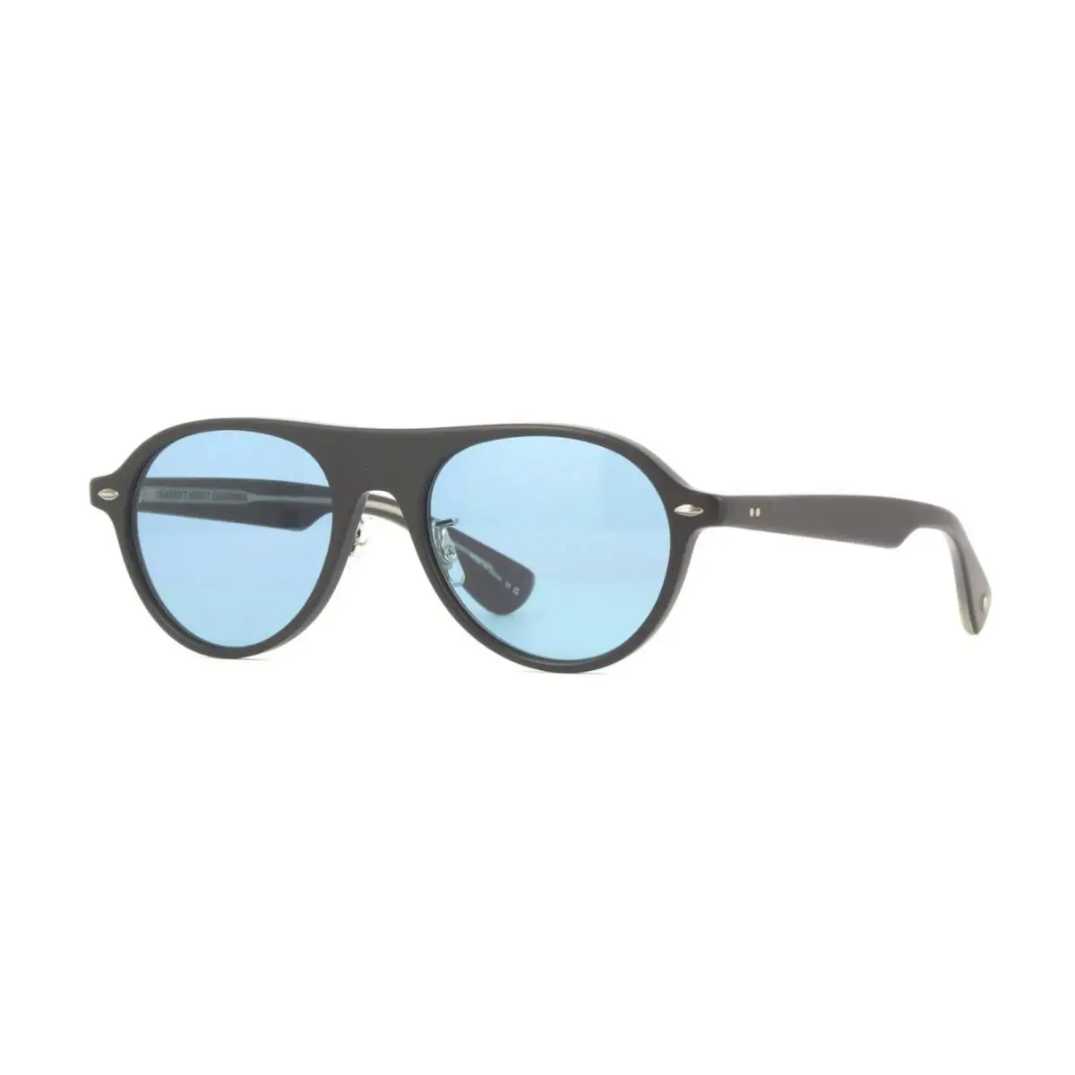 Lady Eckhart Sun Matte Black/pacific Blue Mbk/pac Sunglasses by Garrett Leight