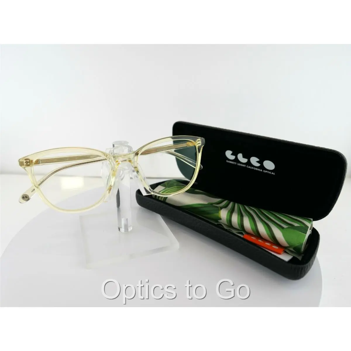 Garrett Leight Star Pure Glass Cateye 51-19-140 Eyeglass Frames