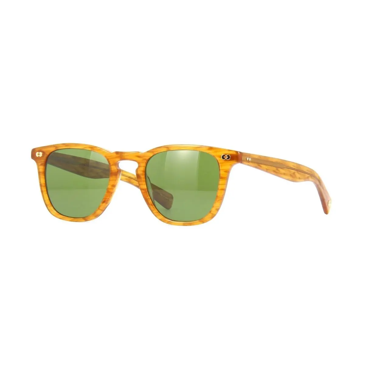 Brooks X Sun Butterscotch/pure Green Bt/pgn Sunglasses by Garrett Leight