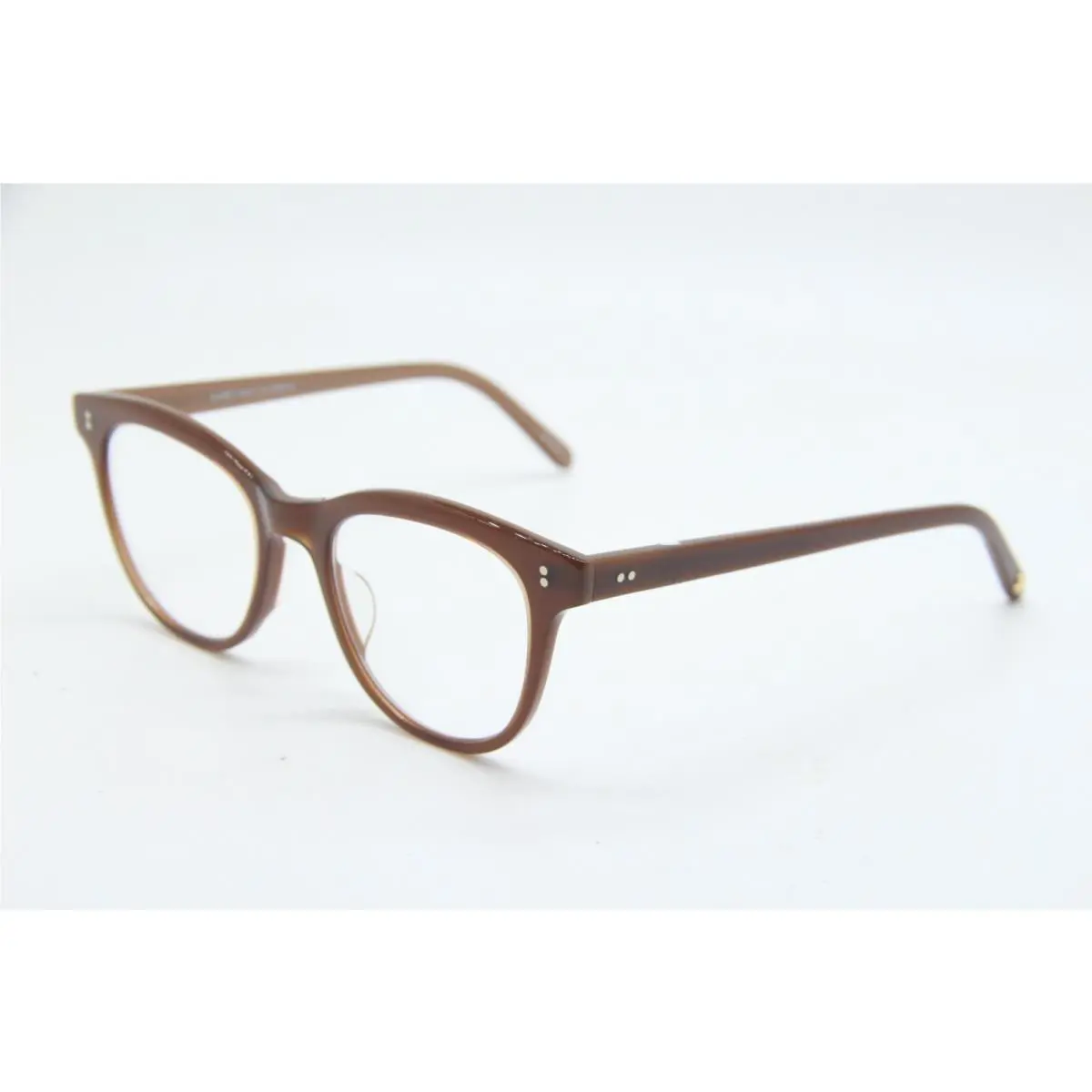 Garrett Leight California Loyola TI Brown Eyeglasses 47-21 W/case