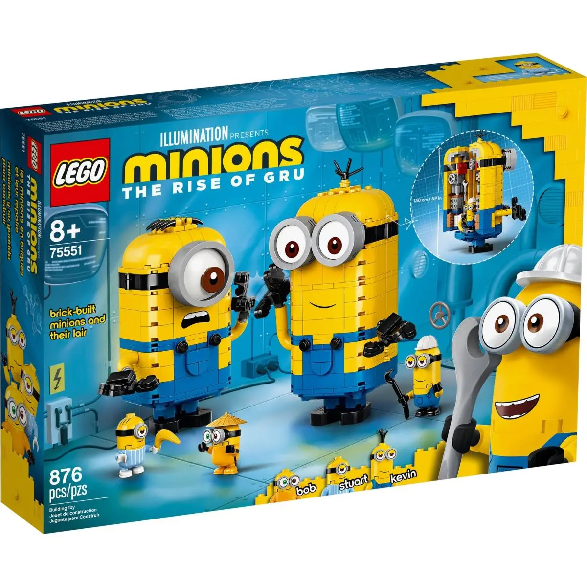 Lego 75551 Brick-built Minions and Their Lair - Despicable Me Set