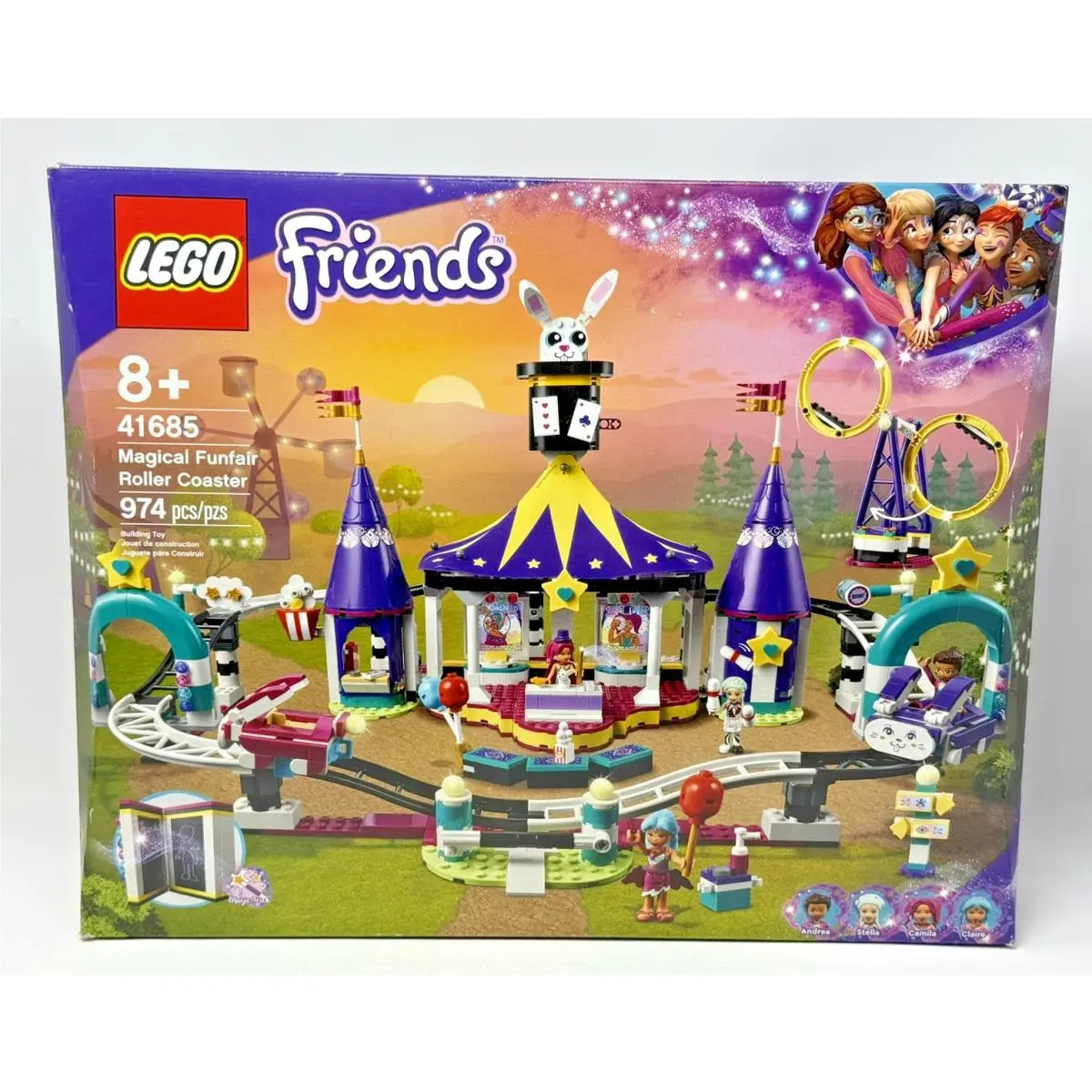 Lego Friends 41685 Magical Funfair Roller Coaster Retired