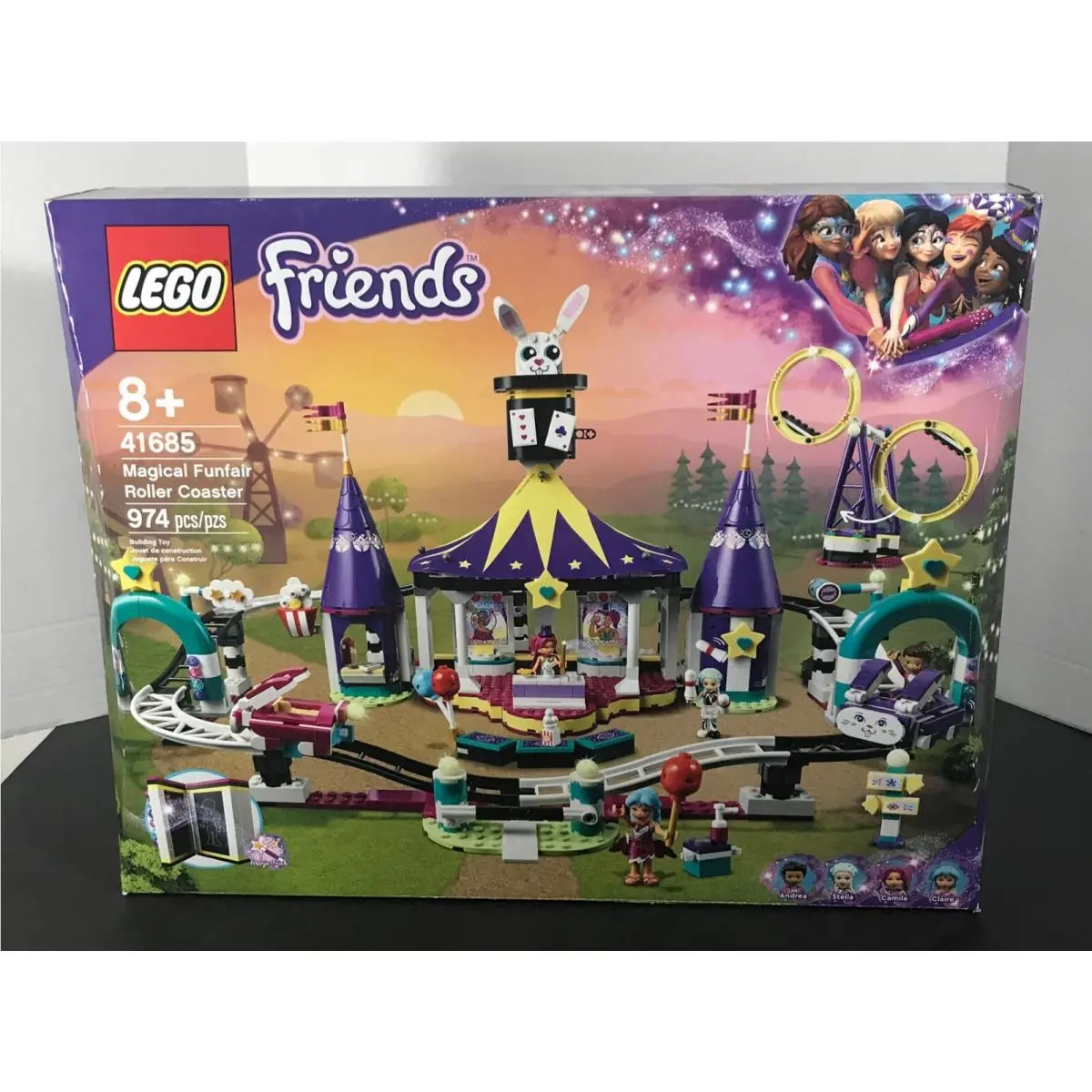 Lego Friends Magical Funfair Roller Coaster 41685 Fairground Balloons