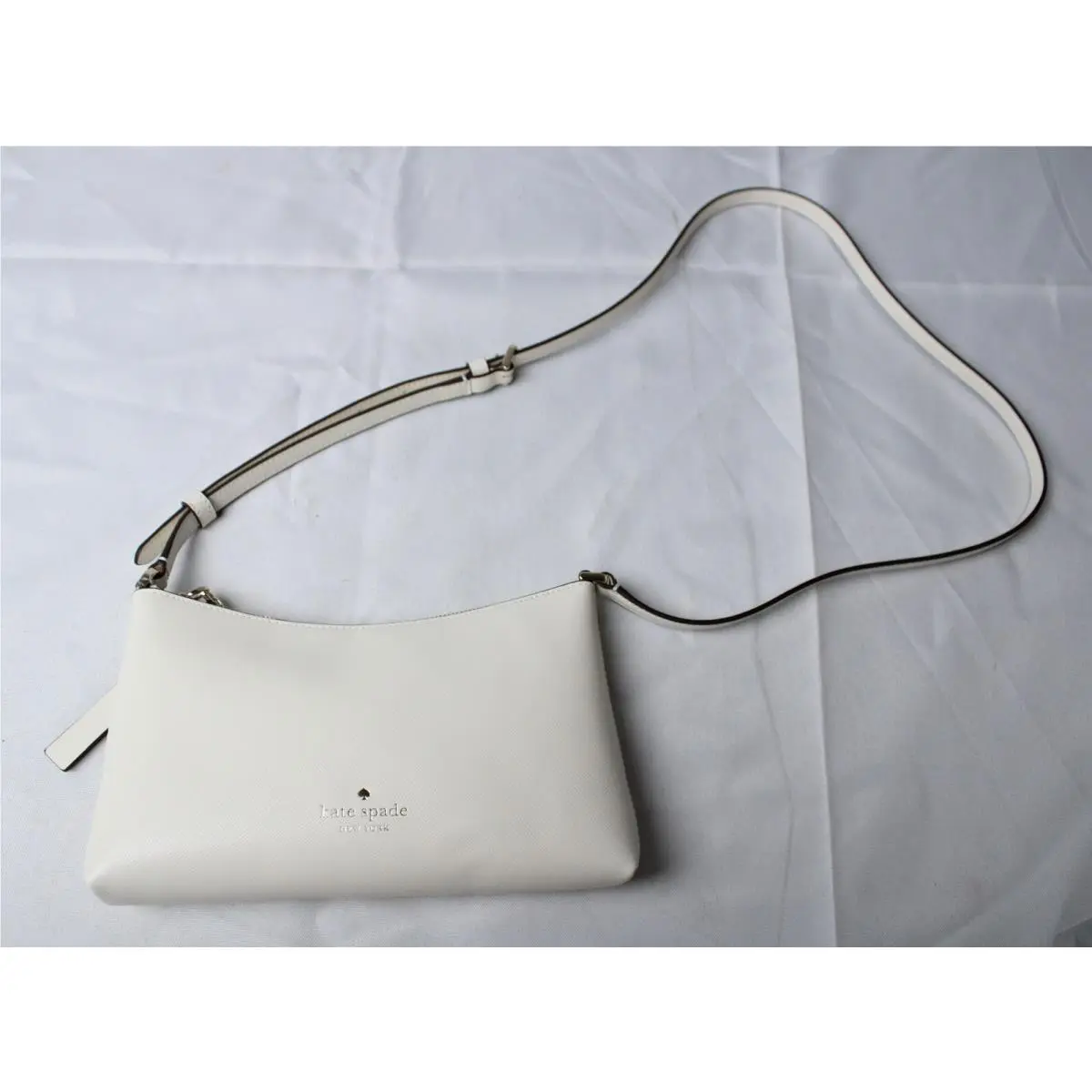 Kate Spade Women`s Leather Sadie Zip-top Crossbody Bag CL8 Meringue One Size