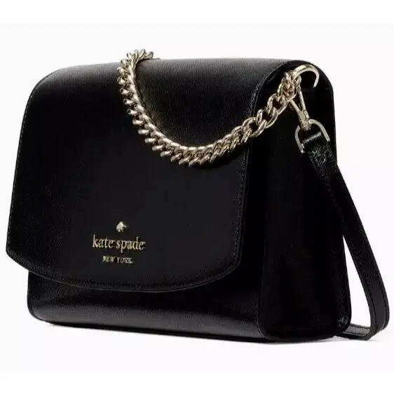 Carson Convertible Crossbody Clutch Handbag Black WKR00119 by Kate Spade