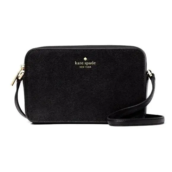 Kate Spade New York Sienna Crossbody Bag Leather Black KC469