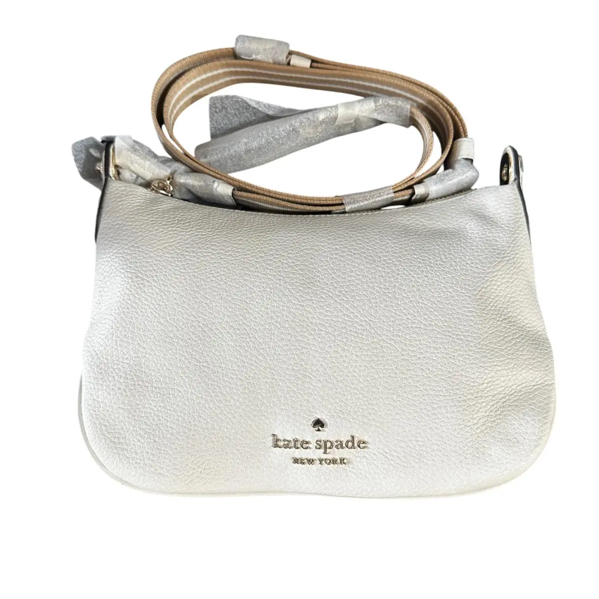 Kate Spade Rosie Crossbody Ivory Leather Bag Parchment WKR00630