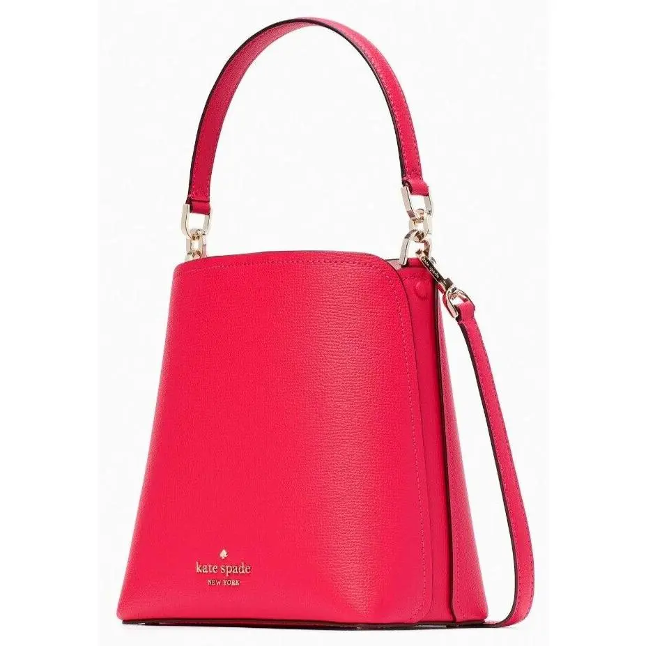 Kate Spade Darcy Bucket Bag Bikini Pink Leather WKR00439 Retail