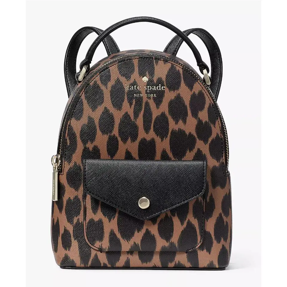 Kate Spade Shuyler Mini Backpack Leopard Cheetah KE721 Leopardo Retail