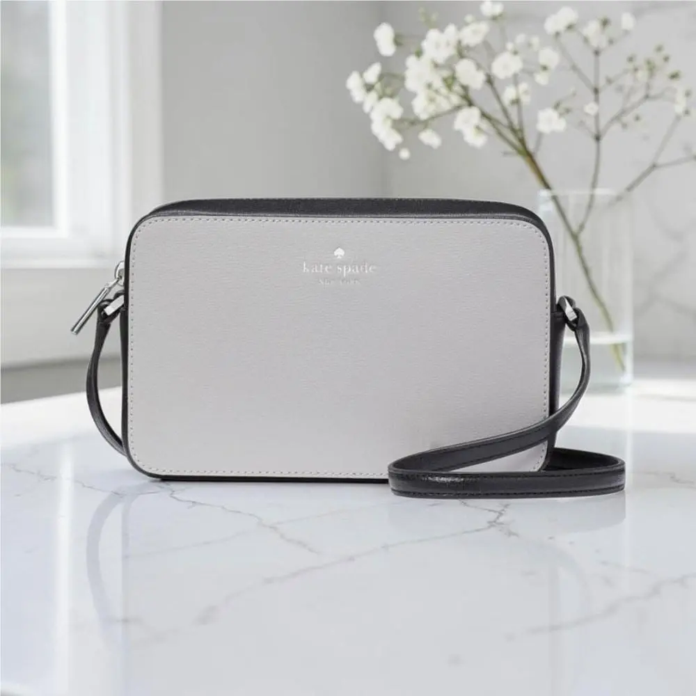 Sienna Crossbody Bag Nimbus Grey Multi Leather Purse KE749 by Kate Spade
