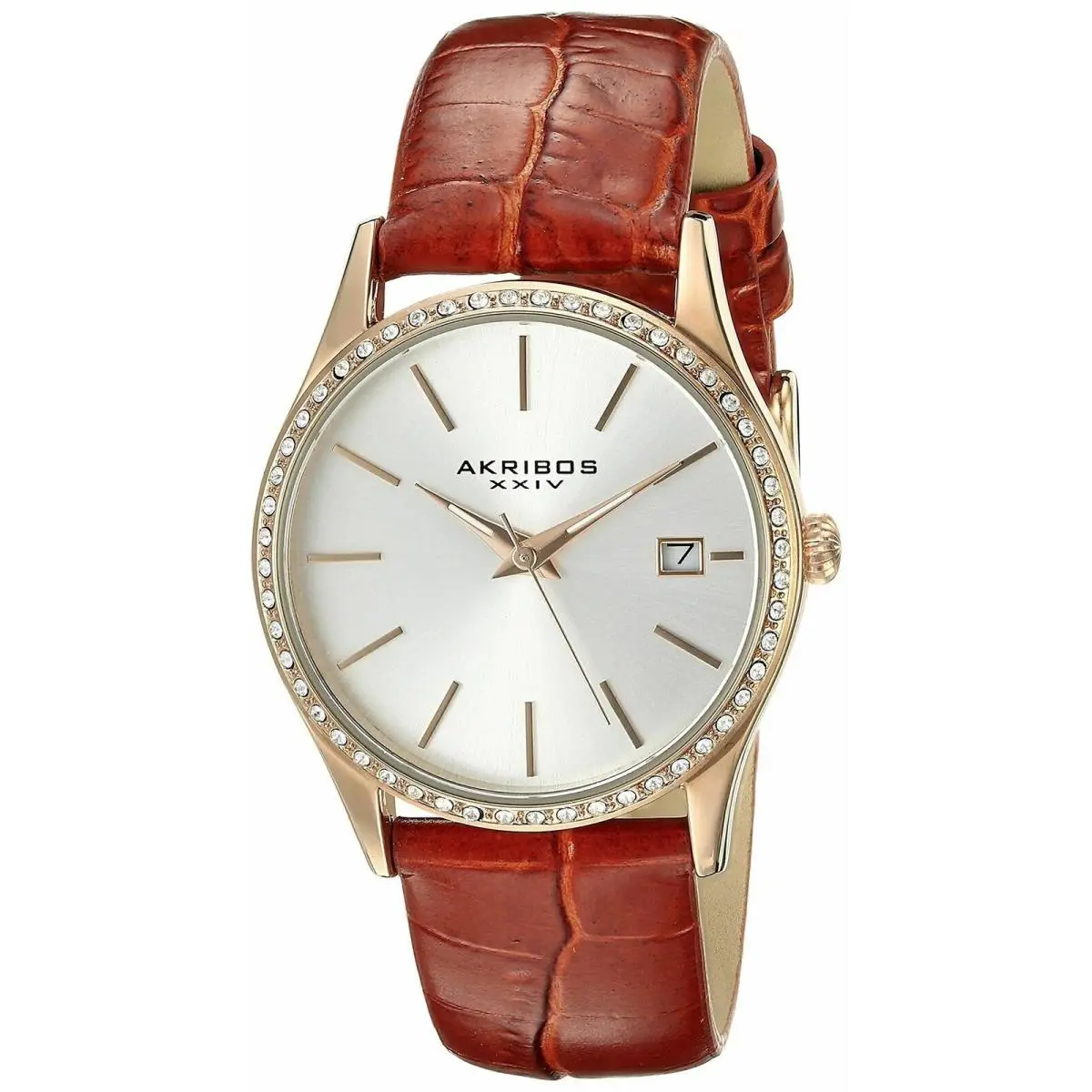 Akribos Xxiv Women`s Classsic AK883BR Wrist Watch by Akribos XXIV