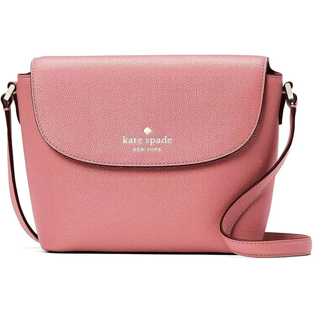 Kate Spade Emmie Dusty Orange Leather Flap Crossbody Bag K8215 Mason Brick