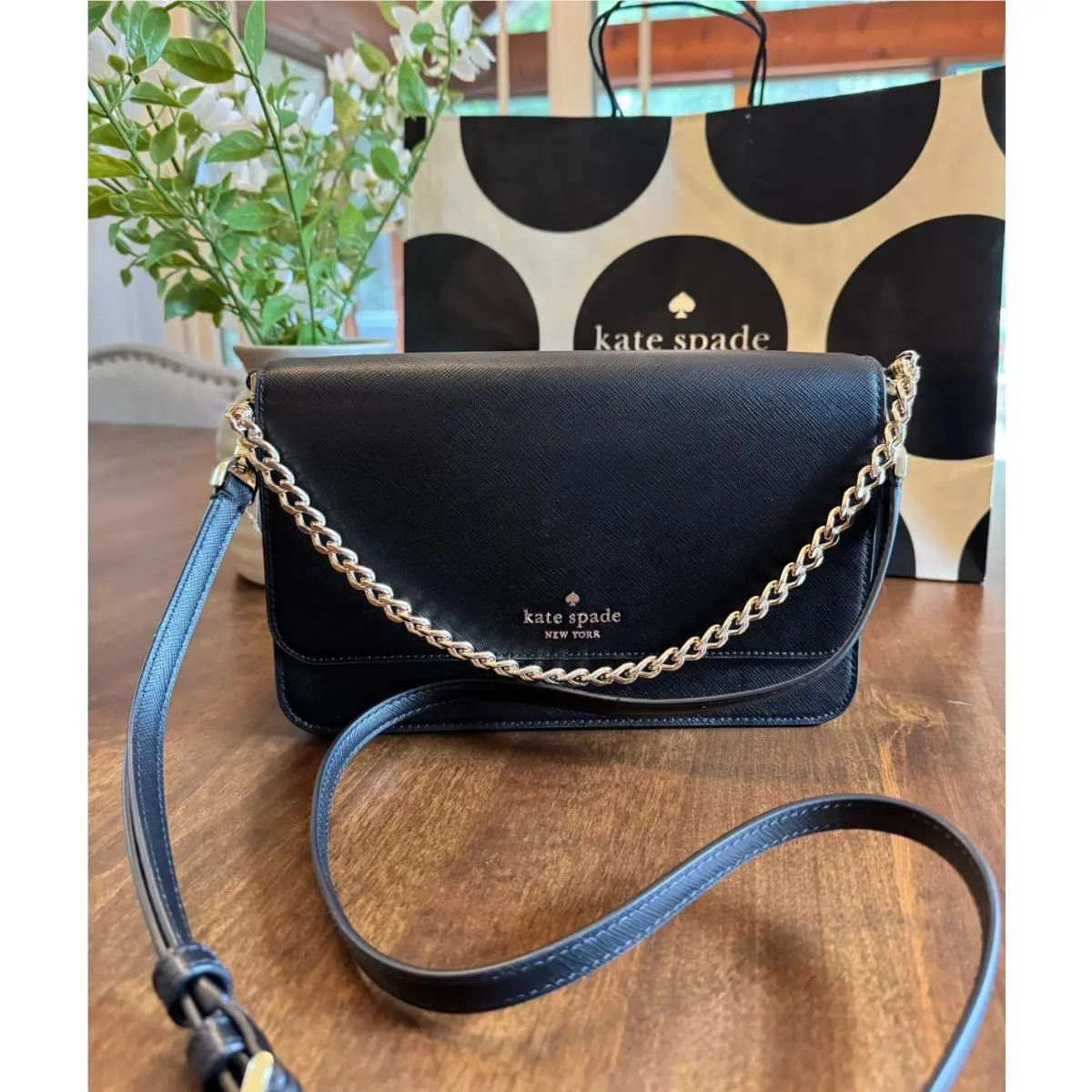 Madison Flap Convertible Crossbody Bag Chain Purse KC430 by Kate Spade
