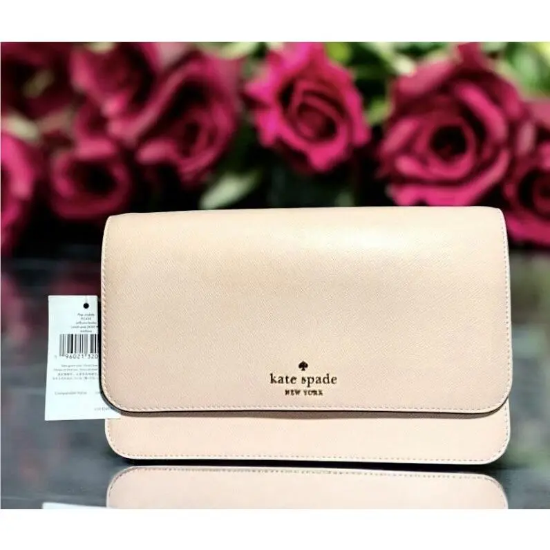 Kate Spade KC430 Madison Flap Convertible Crossbody Conch Pink