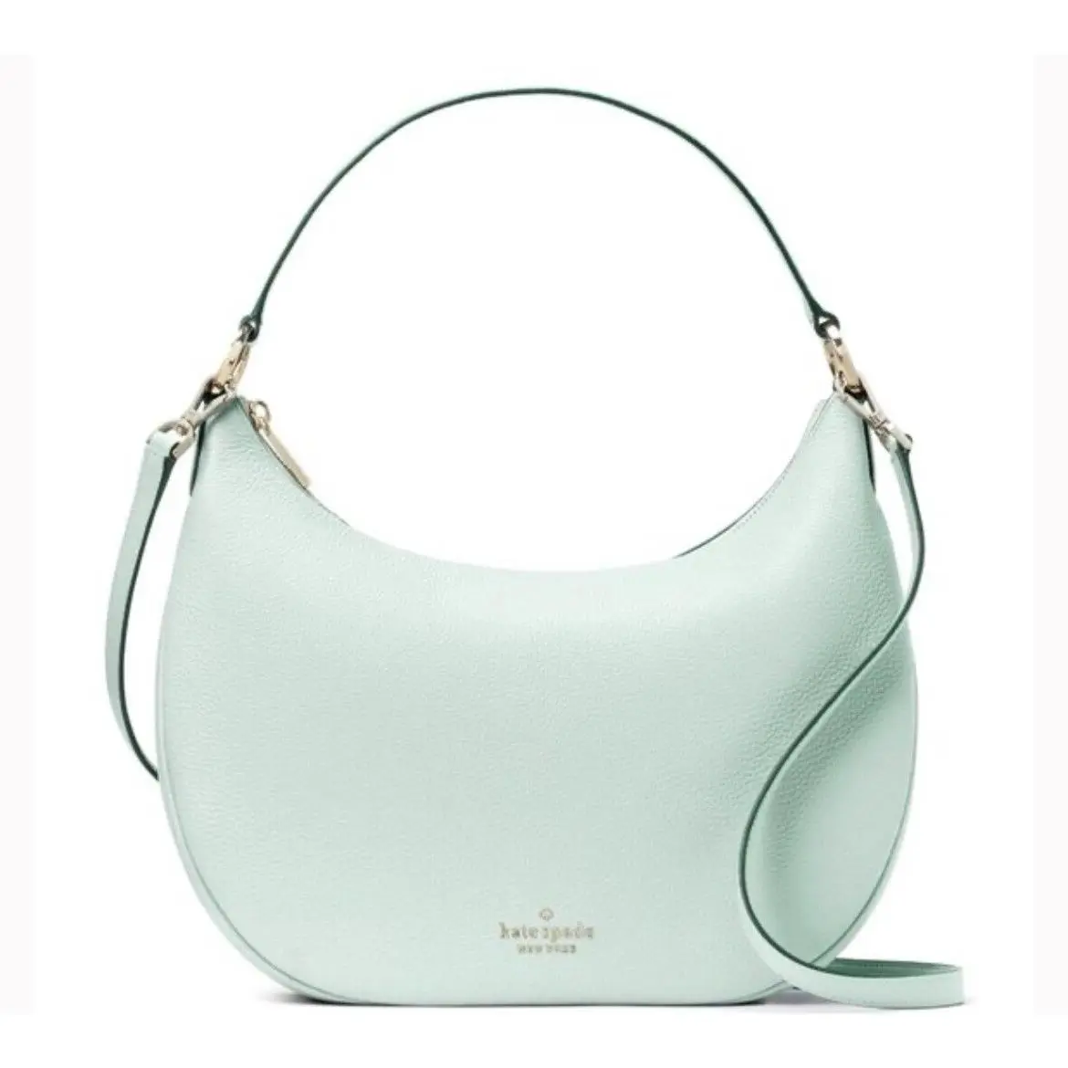 K8453 Pebbeled Leayher Seawater Shoulder Bag Weston by Kate Spade