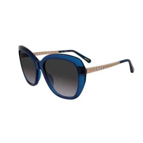Chopard SCH259S 06TJ 57 Blue Tortoise Sunglasses Blue Lens