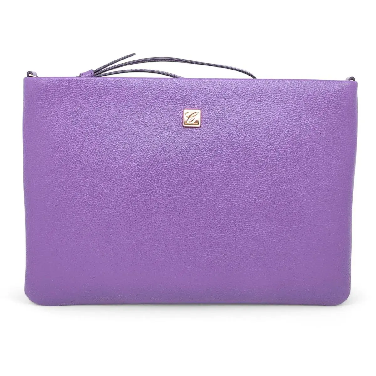 Chopard Ice Cube Purple Grained Leather Pouch 95000-1157