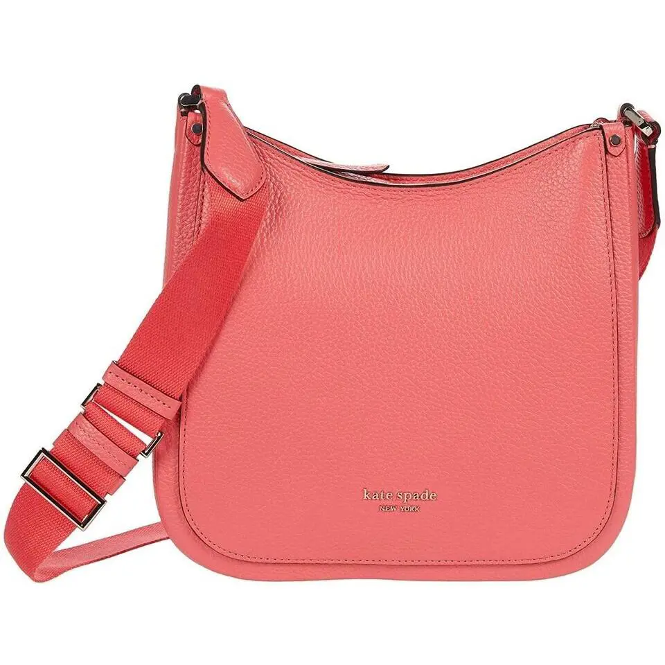 Kate Spade Roulette Messenger Peach Melba Leather PXR00329 Crossbody